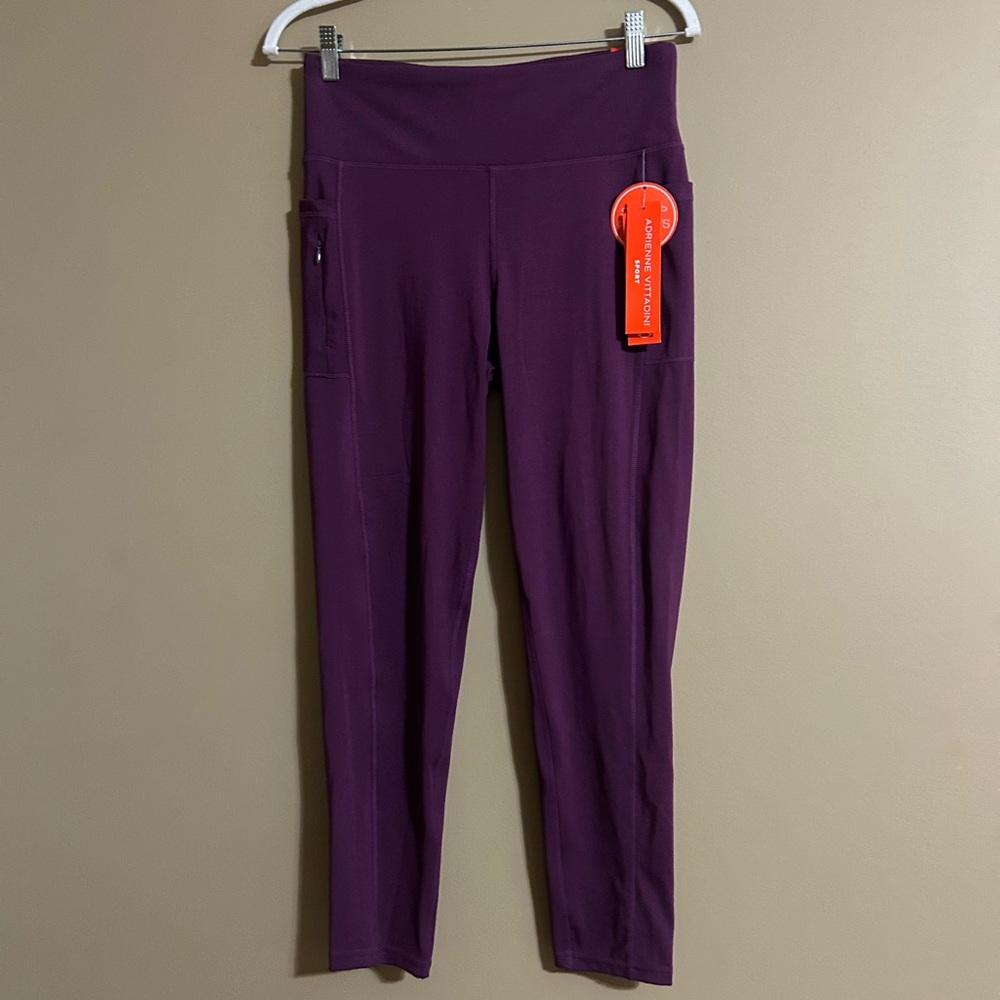 Adrienne Vittadini Deep Purple Leggings